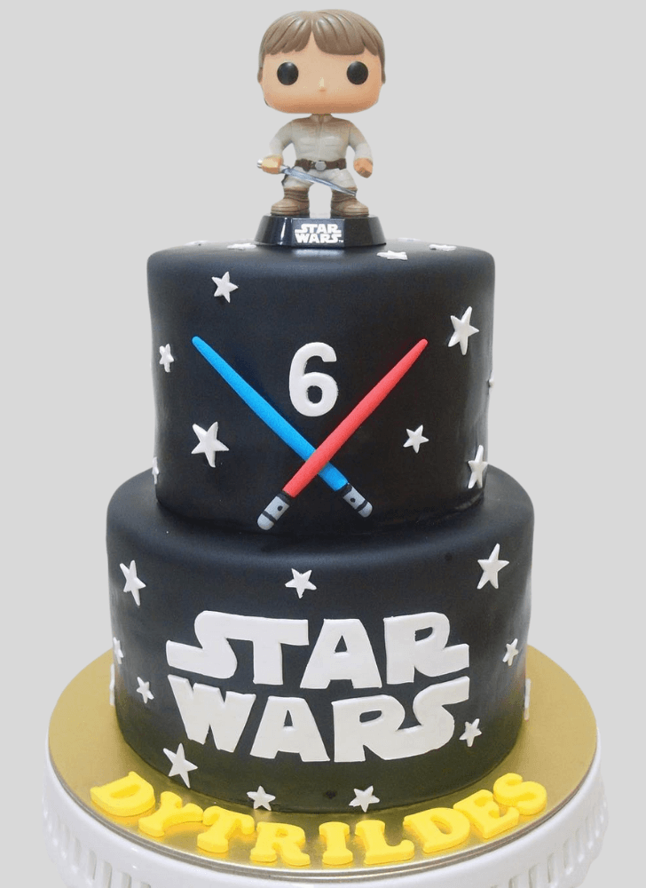 Angelic Luke Skywalker Cake