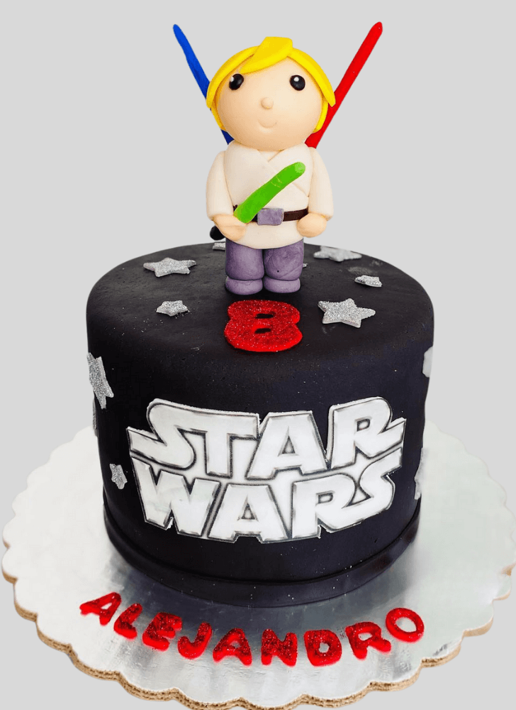 Appealing Luke Skywalker Cake