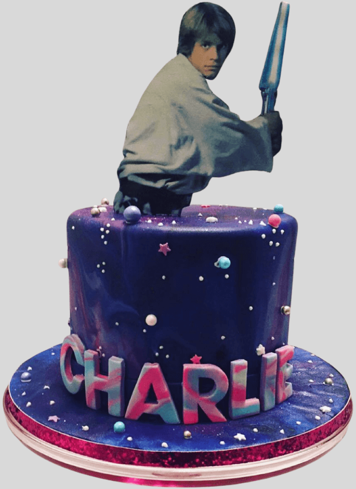 Charming Luke Skywalker Cake