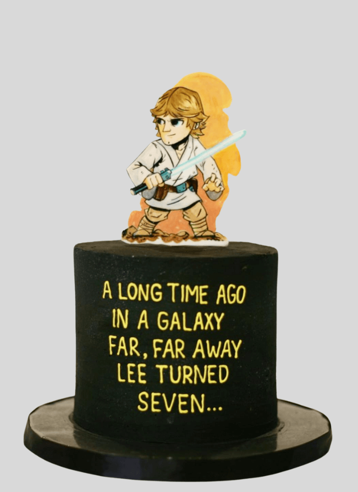 Elegant Luke Skywalker Cake