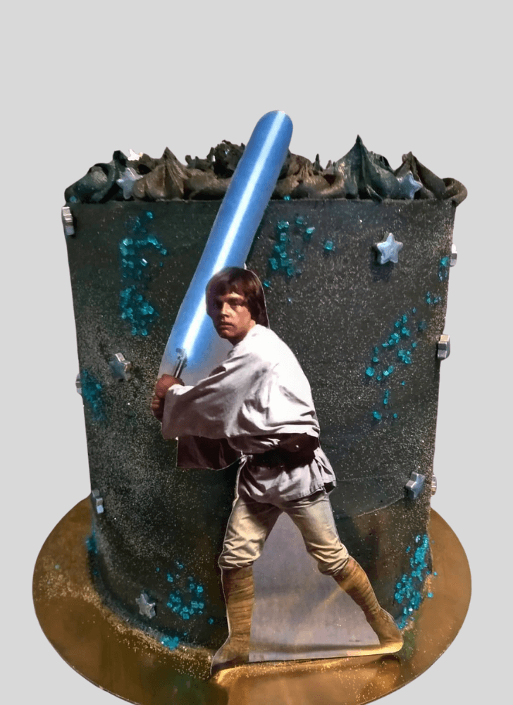 Enthralling Luke Skywalker Cake