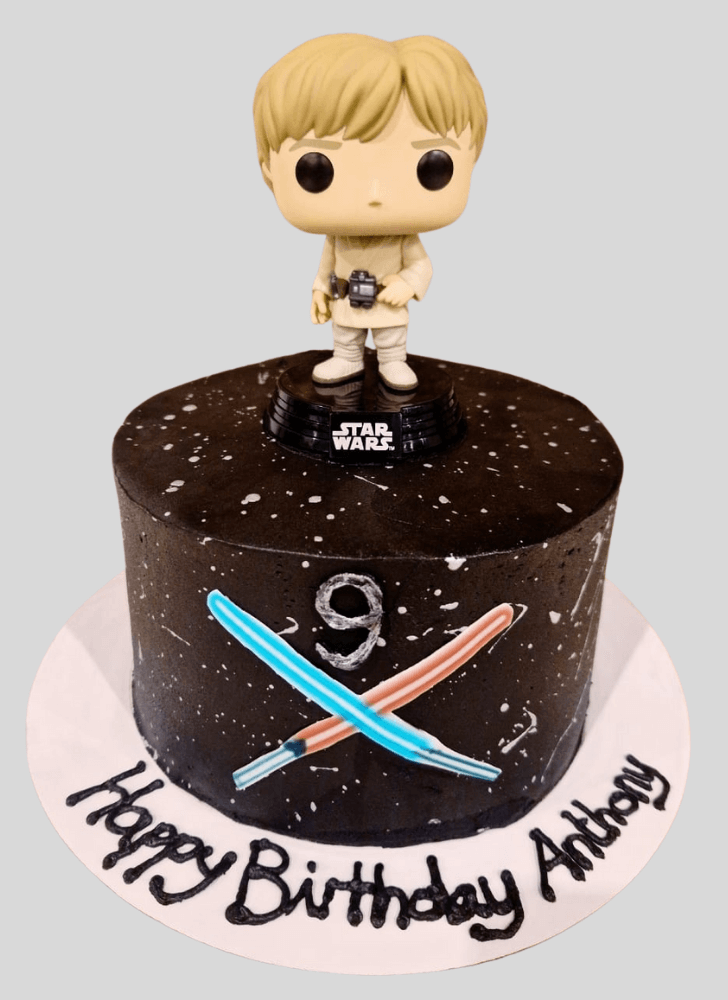 Fetching Luke Skywalker Cake