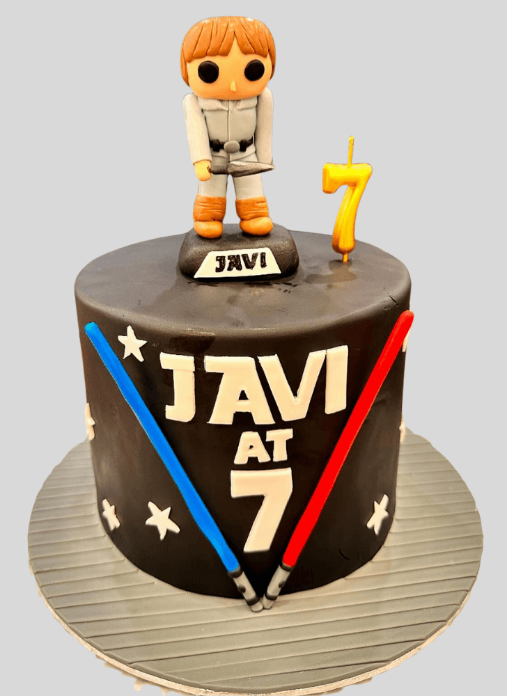 Good Looking Luke Skywalker Cake