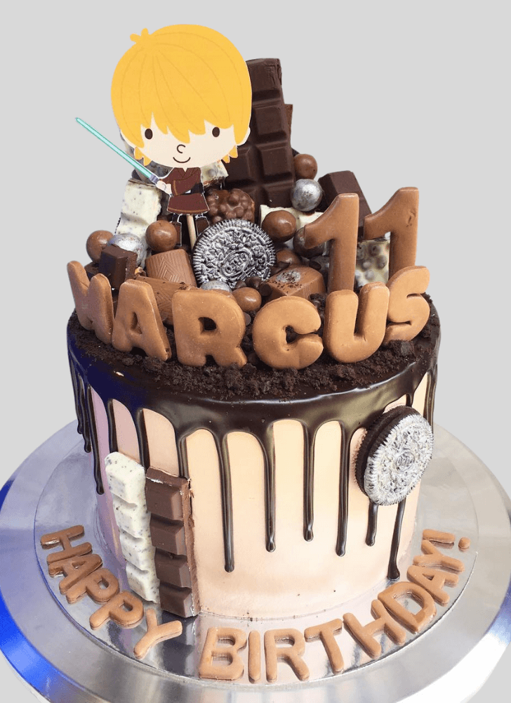 Handsome Luke Skywalker Cake