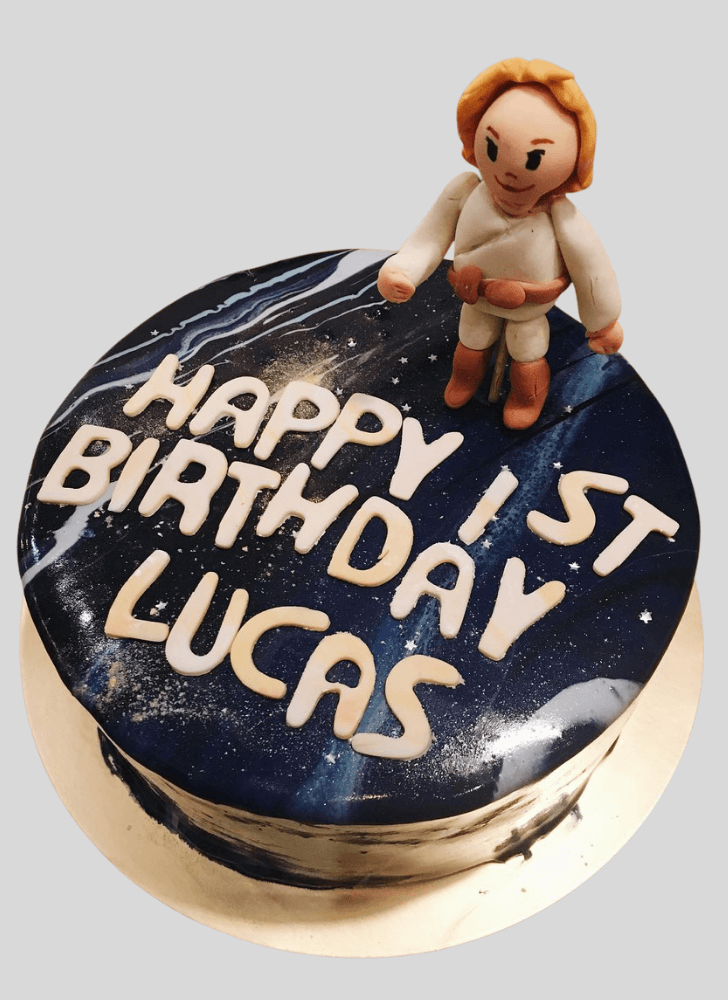 Pleasing Luke Skywalker Cake