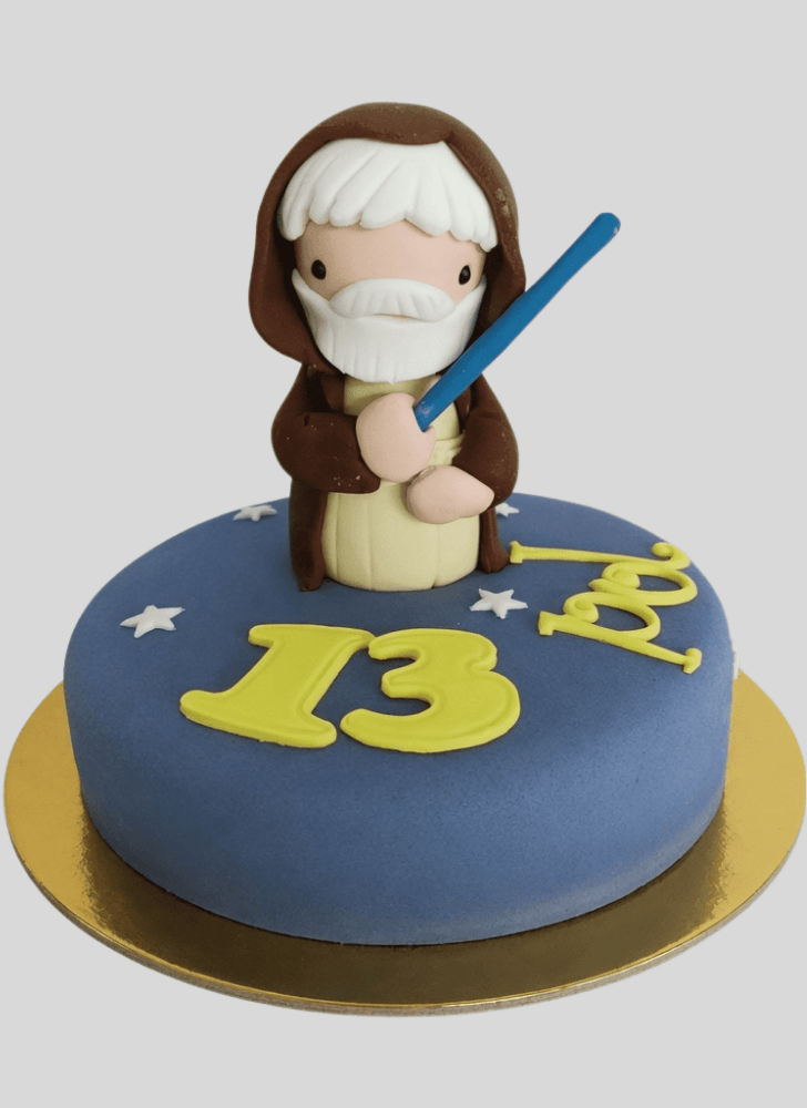 Angelic Obi-Wan Kenobi Cake