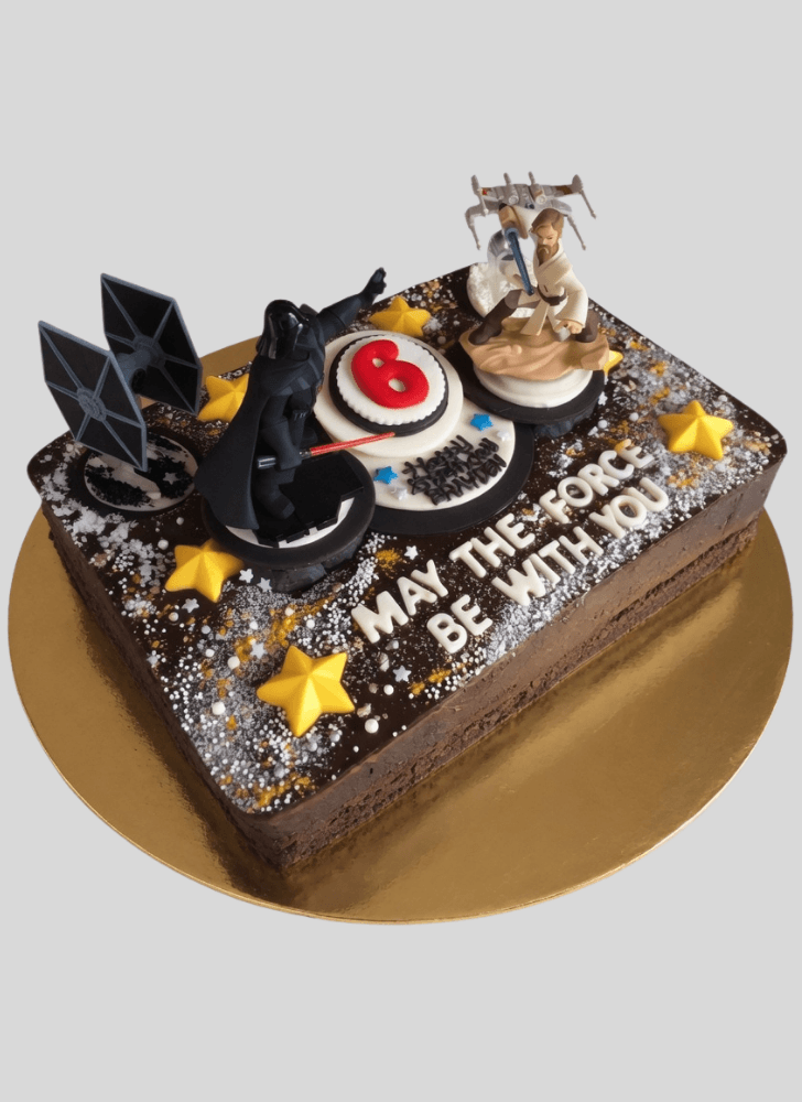 Appealing Obi-Wan Kenobi Cake