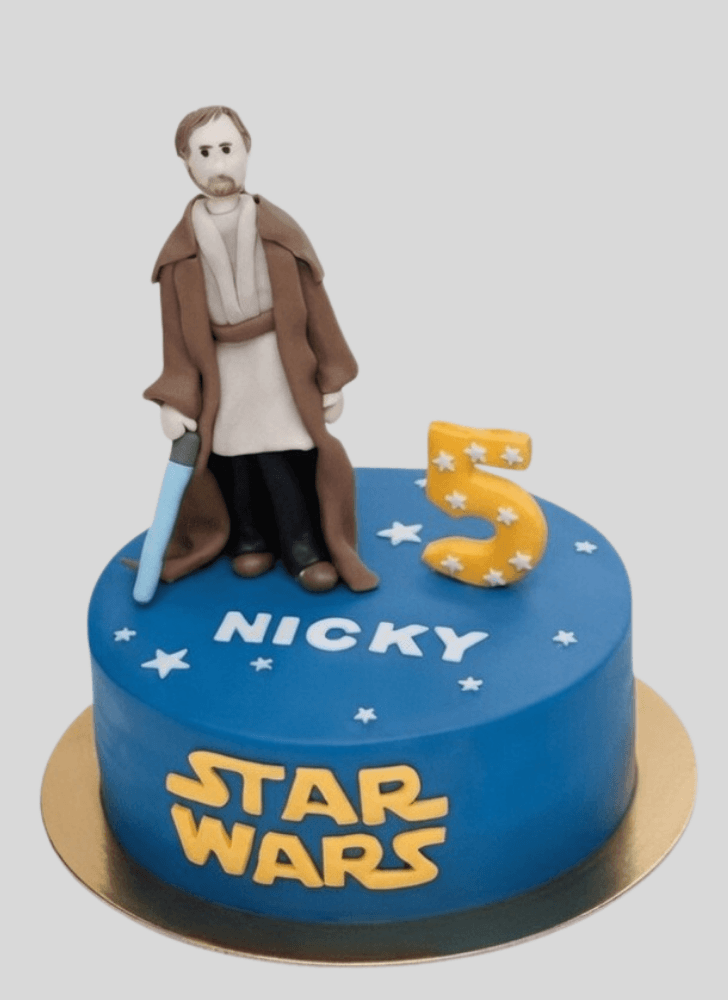 Beauteous Obi-Wan Kenobi Cake