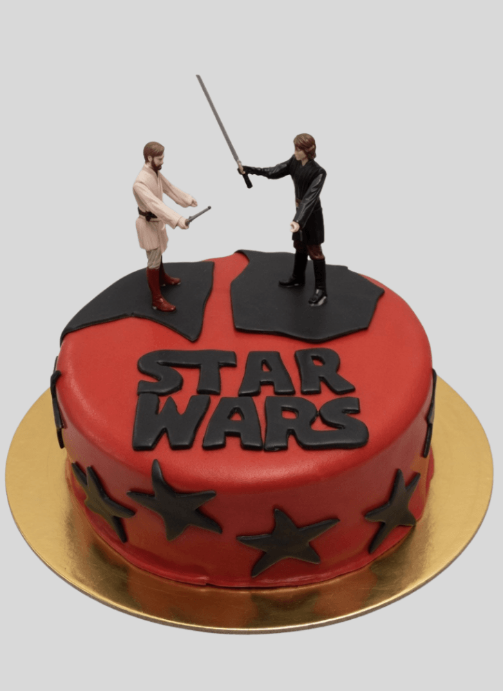 Charming Obi-Wan Kenobi Cake