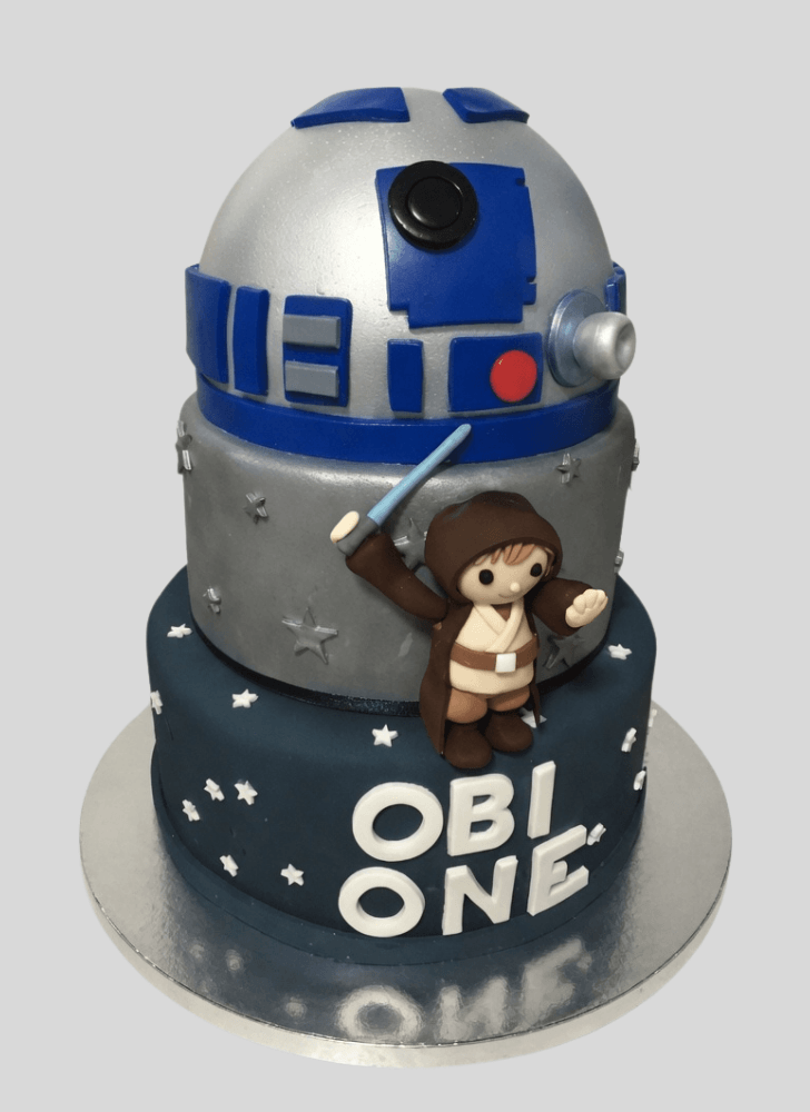 Classy Obi-Wan Kenobi Cake