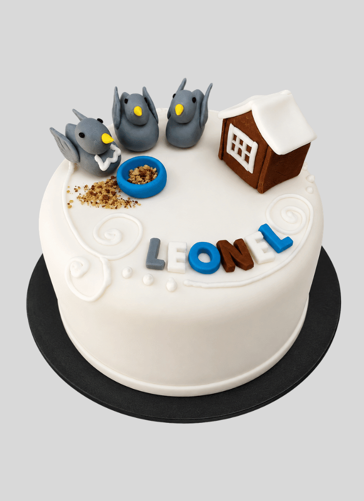 Lovely Pigeon Cake Design