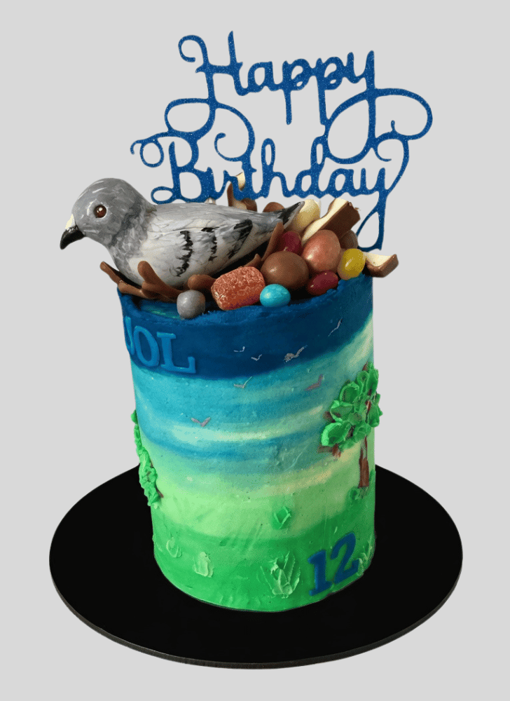 Pretty Pigeon Cake