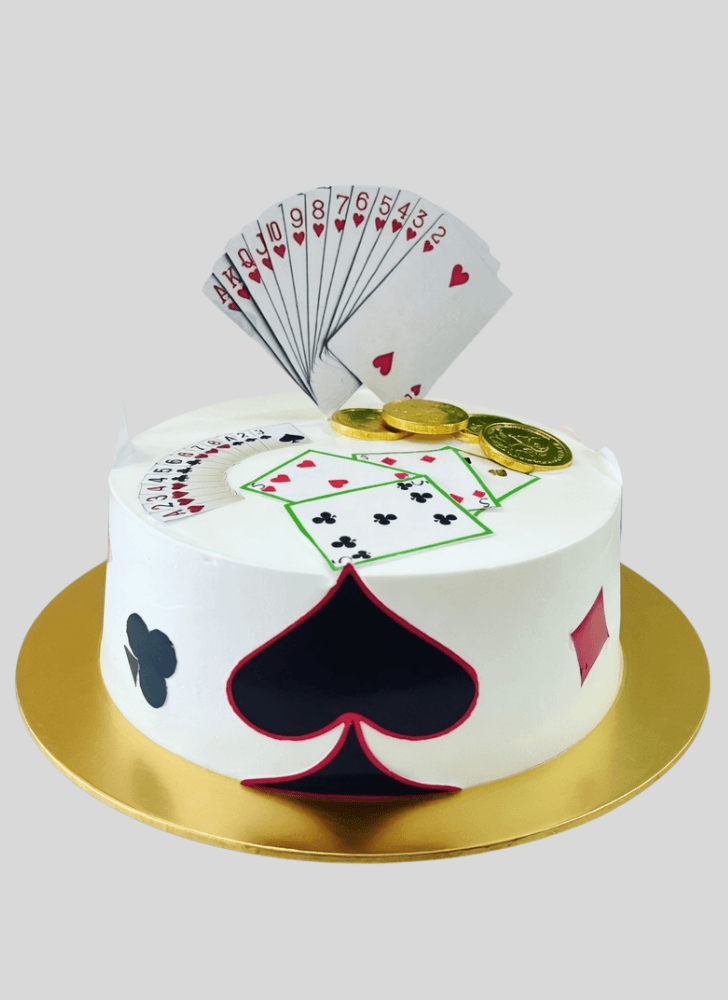 Admirable Rummy Cake Design
