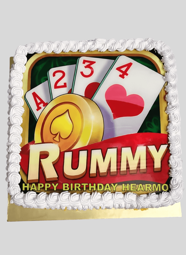 Pretty Rummy Cake