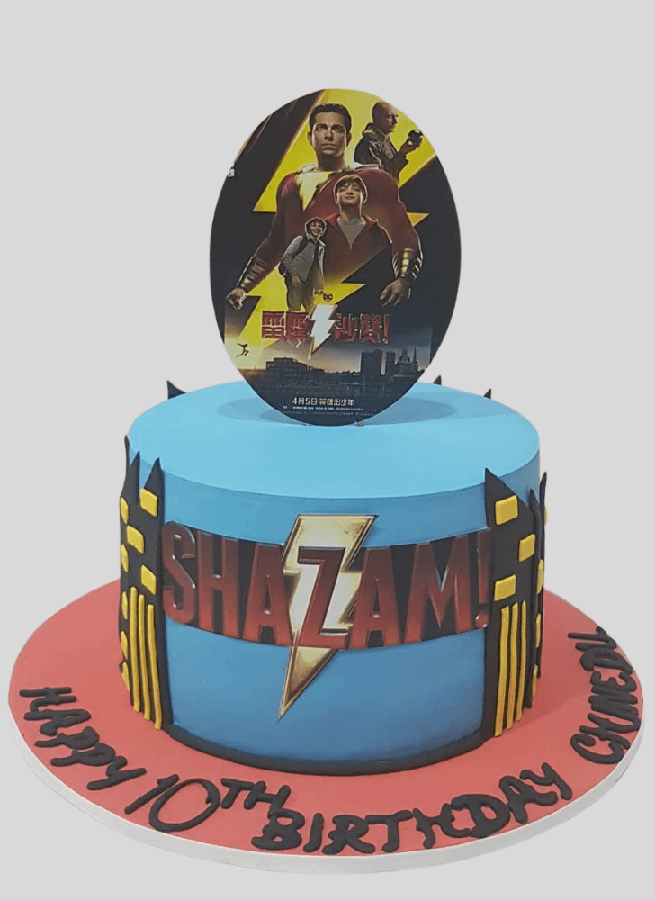 Angelic Shazam Cake