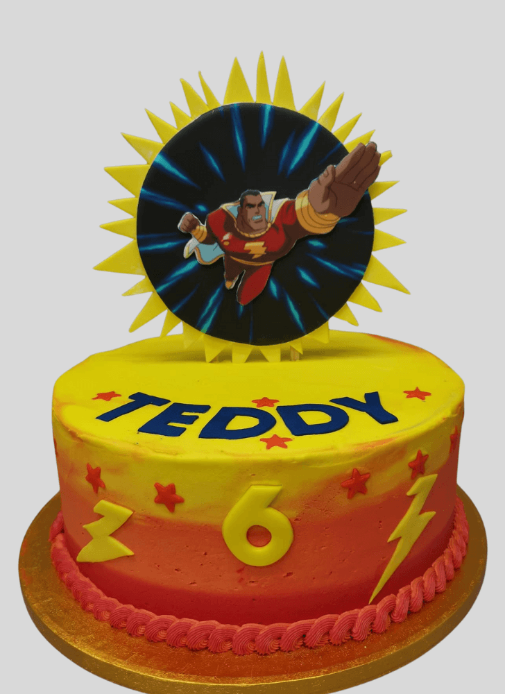 Beauteous Shazam Cake
