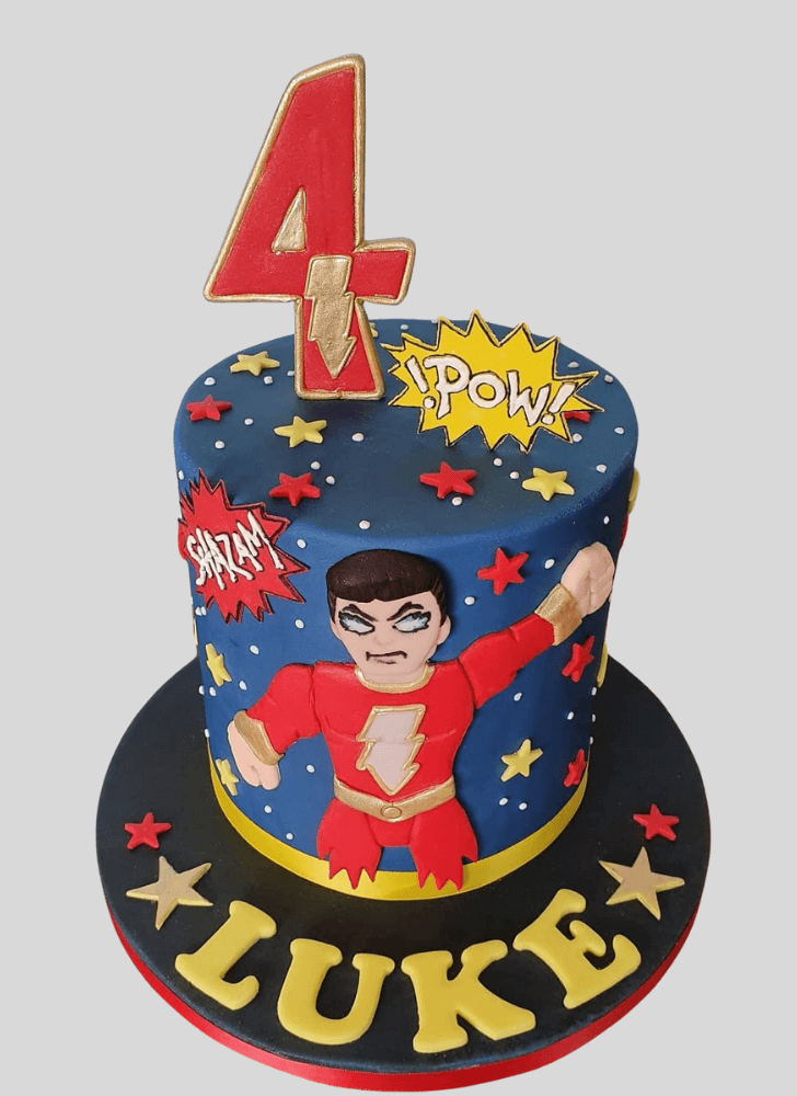 Classy Shazam Cake