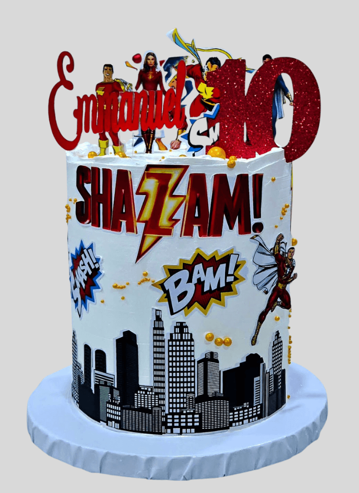 Delicate Shazam Cake