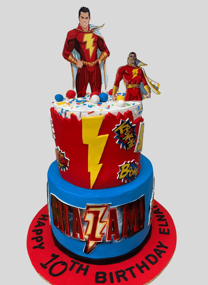 Enticing Shazam Cake