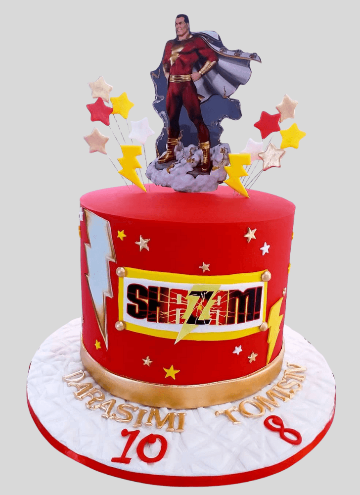 Fascinating Shazam Cake