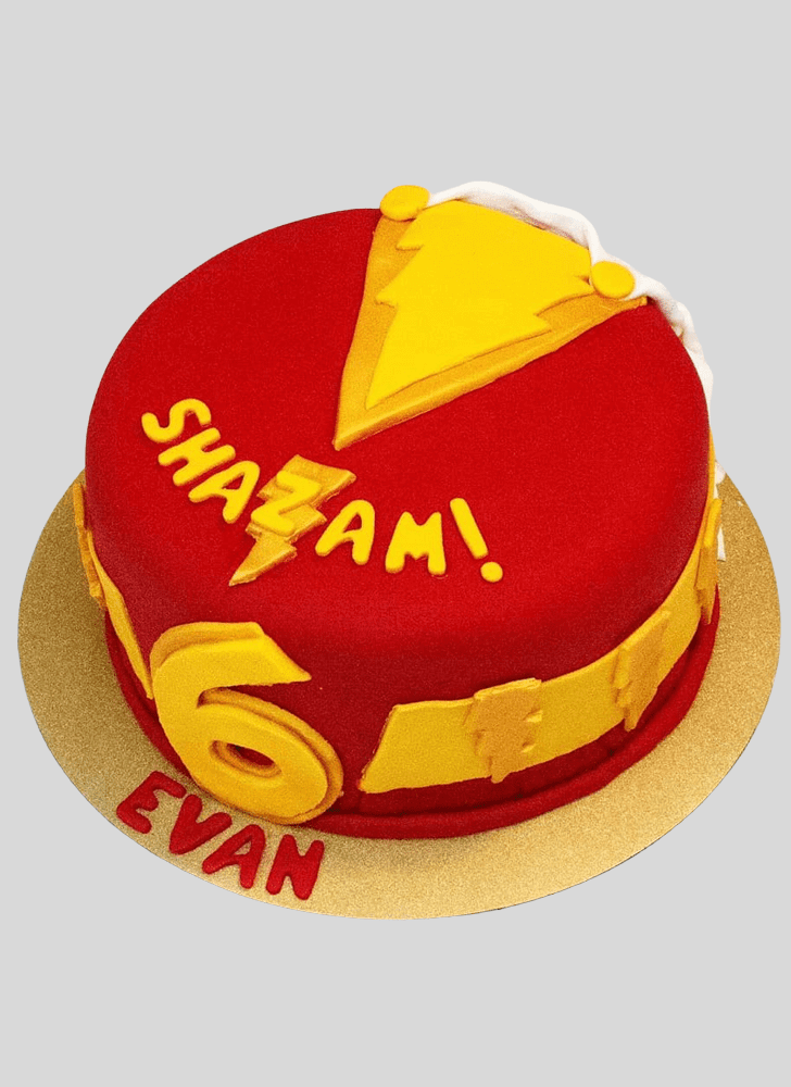 Resplendent Shazam Cake