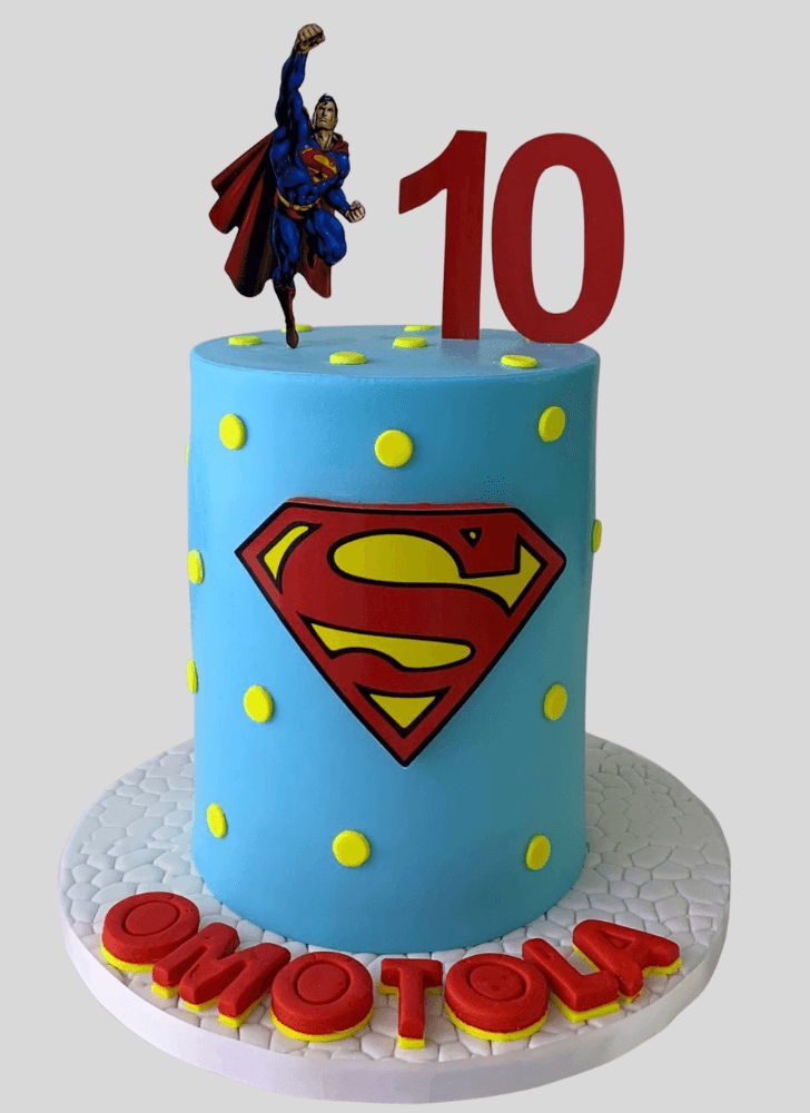 Admirable Superman Cake Design