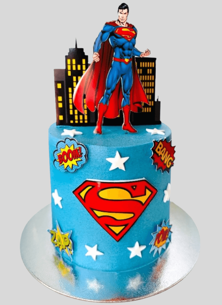 Appealing Superman Cake