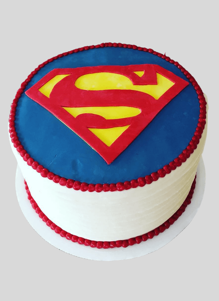 Beauteous Superman Cake