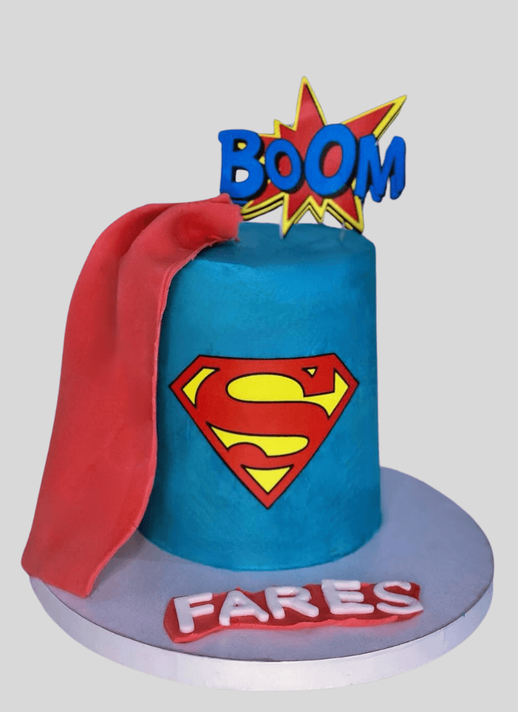 Captivating Superman Cake