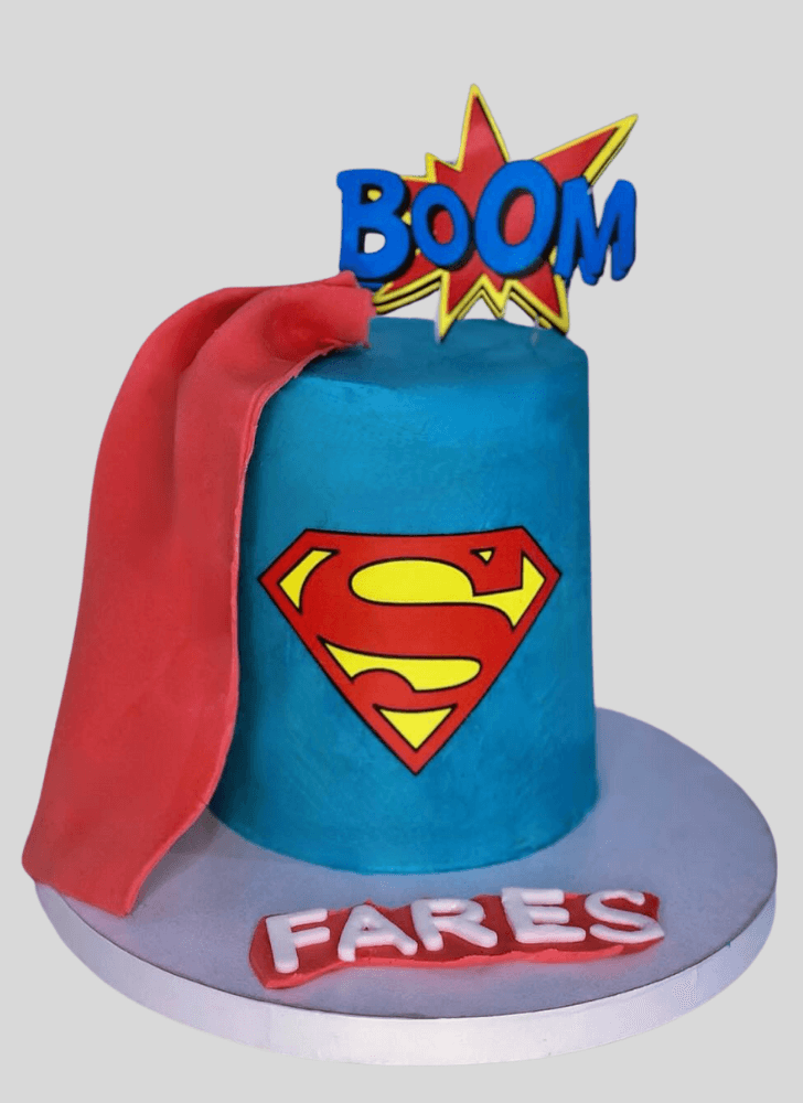 Excellent Superman Cake