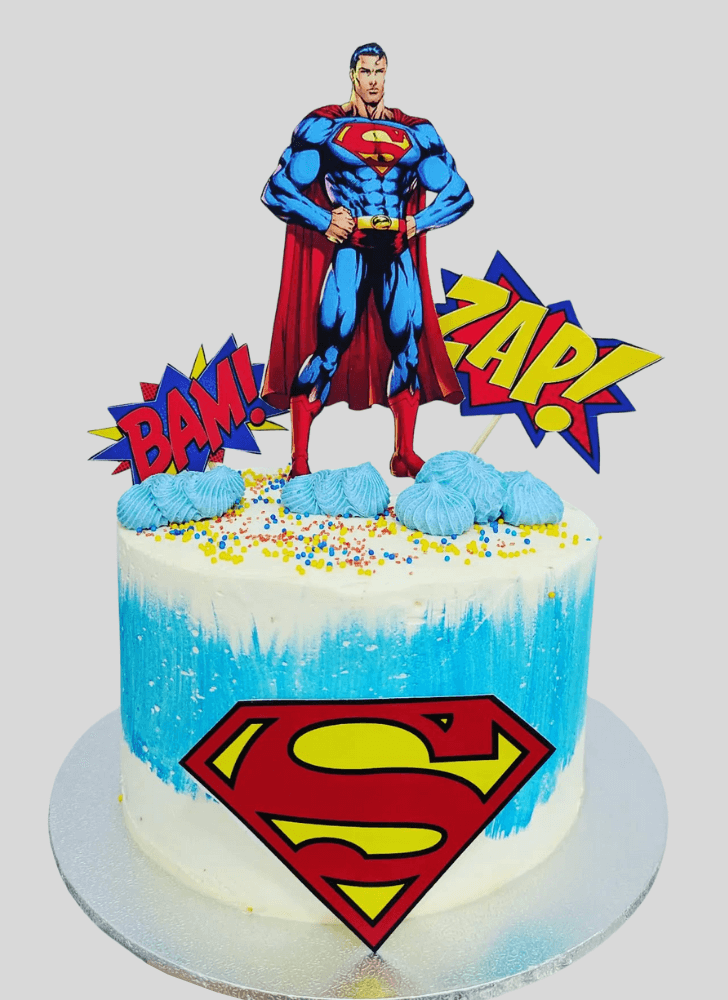 Fascinating Superman Cake