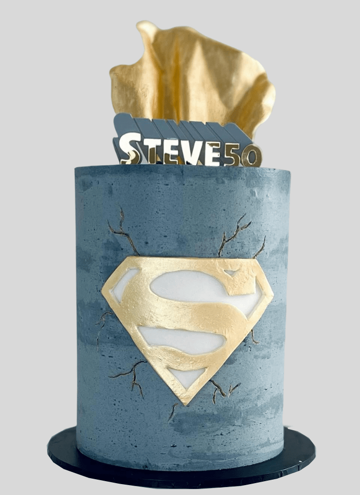 Ideal Superman Cake