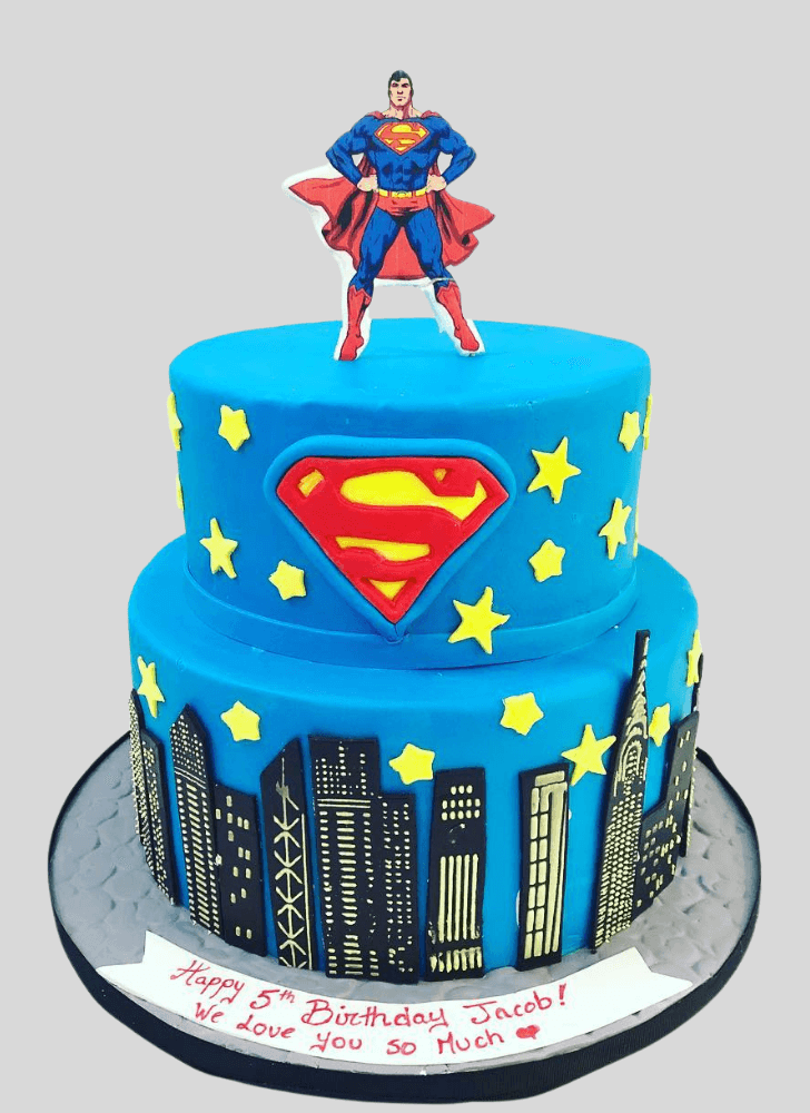 Magnetic Superman Cake