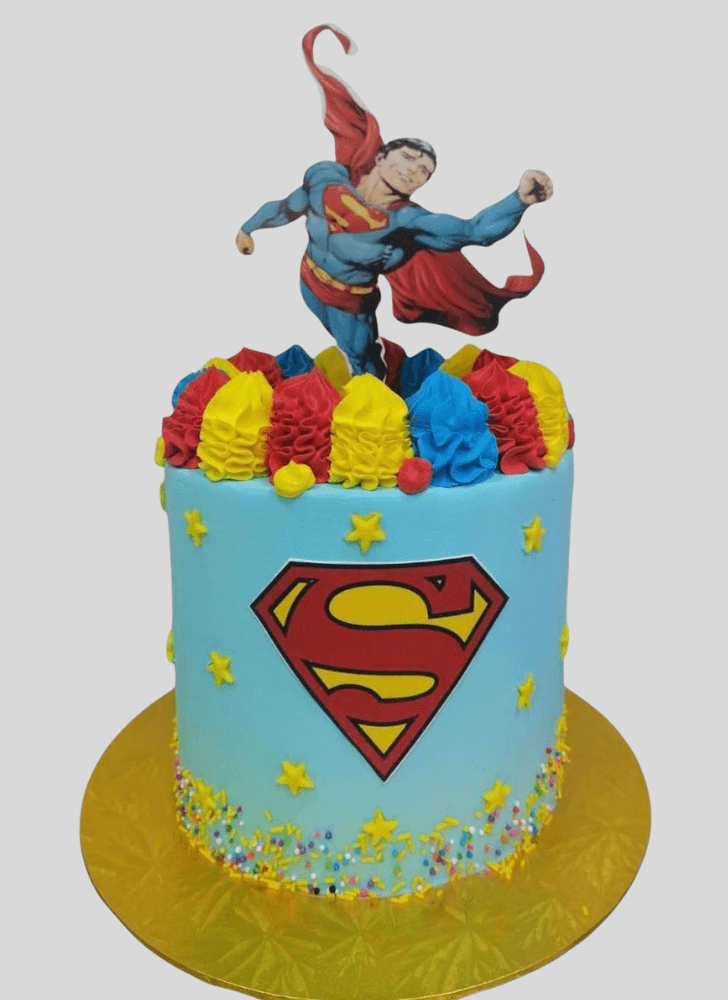 Marvelous Superman Cake