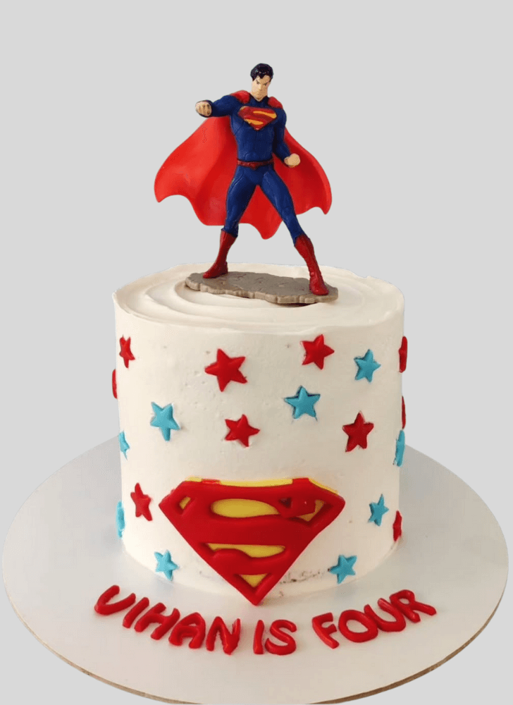 Pretty Superman Cake