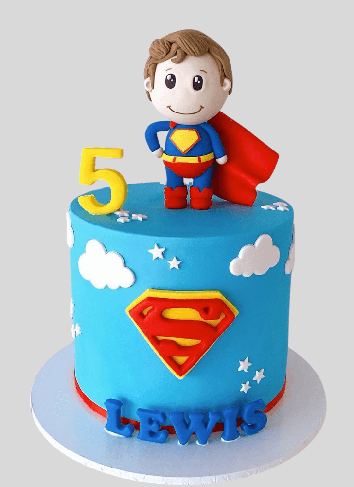 Ravishing Superman Cake