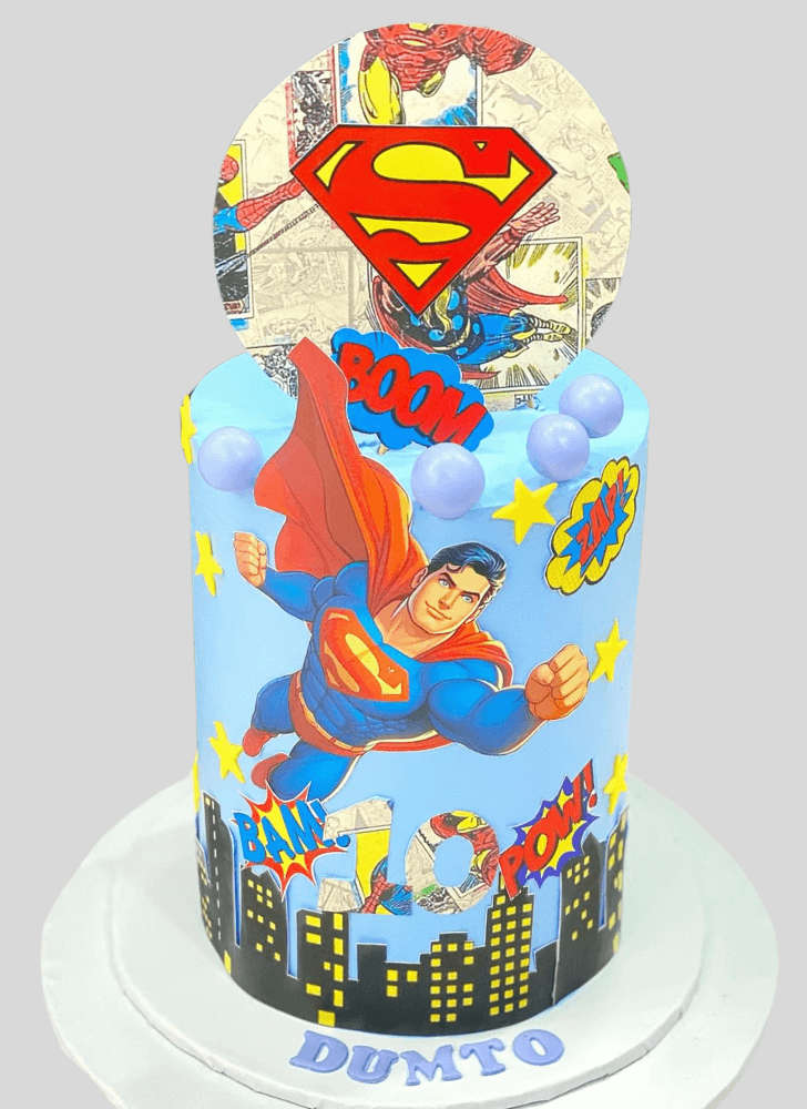 Superb Superman Cake