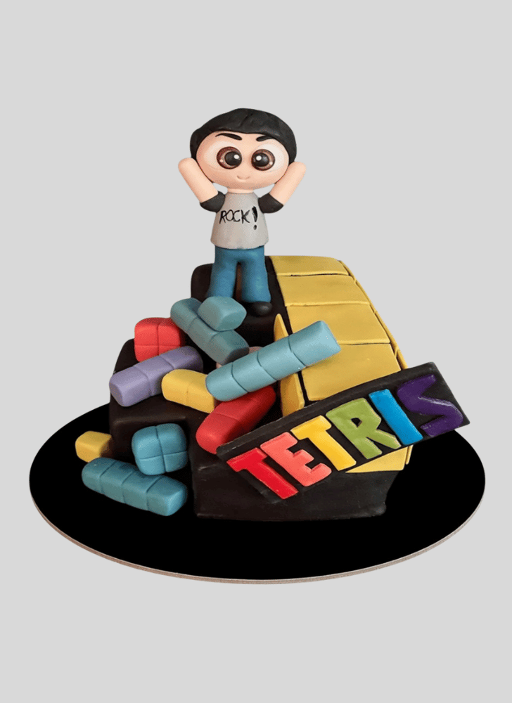Captivating Tetris Cake