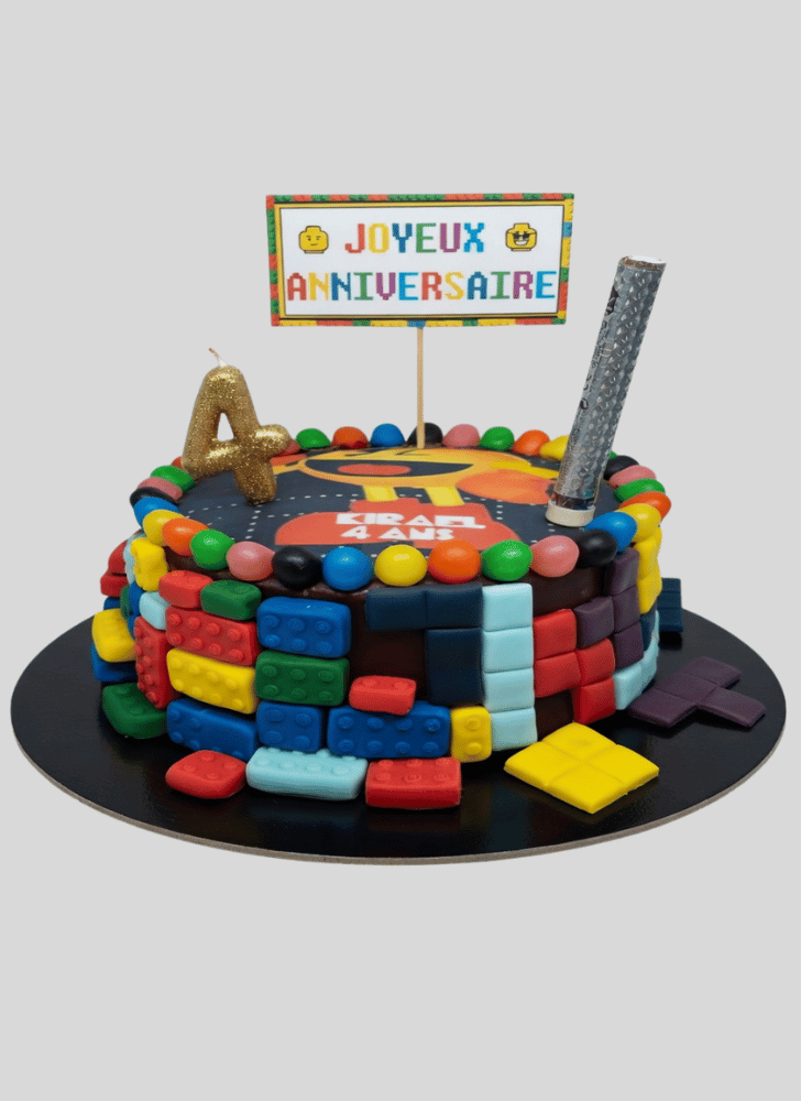 Comely Tetris Cake