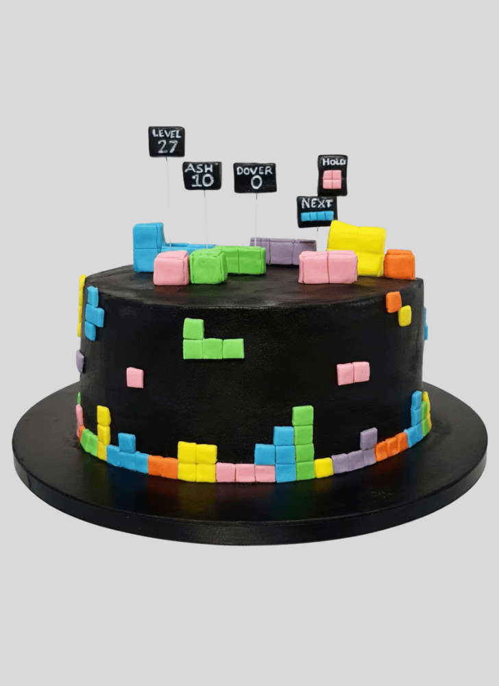 Dazzling Tetris Cake