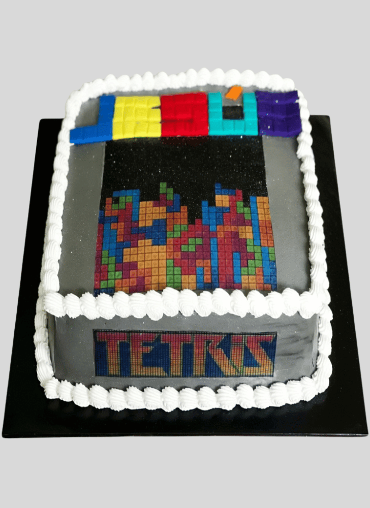 Delicate Tetris Cake