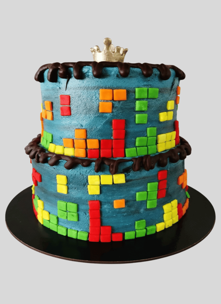 Delightful Tetris Cake