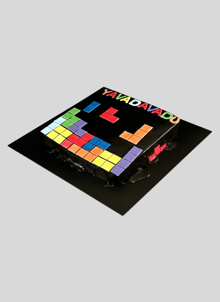 Fascinating Tetris Cake