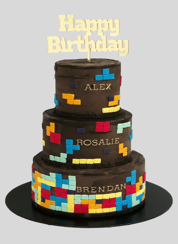 Fetching Tetris Cake