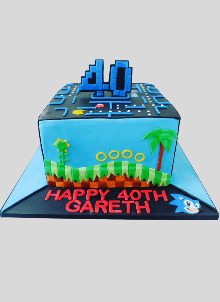 Inviting Tetris Cake