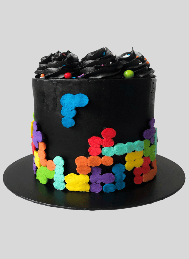 Magnetic Tetris Cake