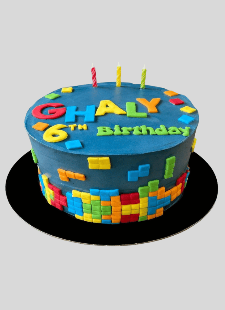 Mesmeric Tetris Cake