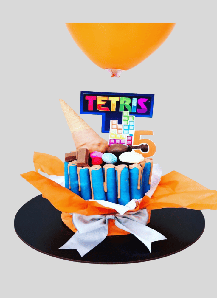 Slightly Tetris Cake