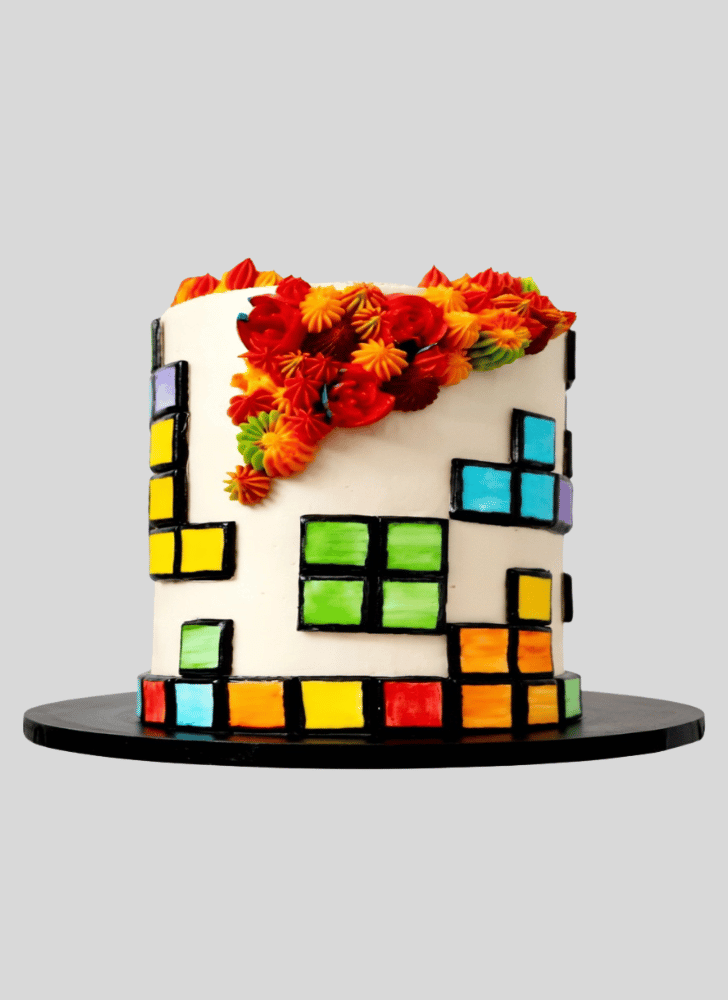 Wonderful Tetris Cake Design