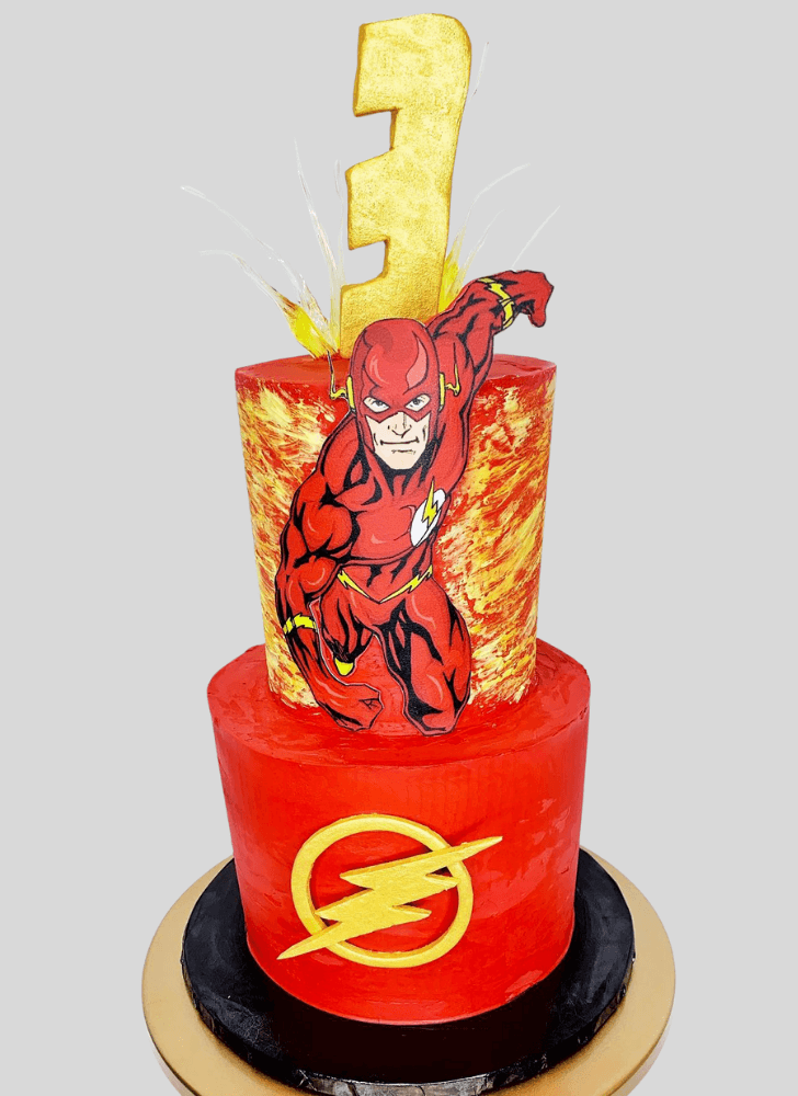 Admirable The Flash Cake Design